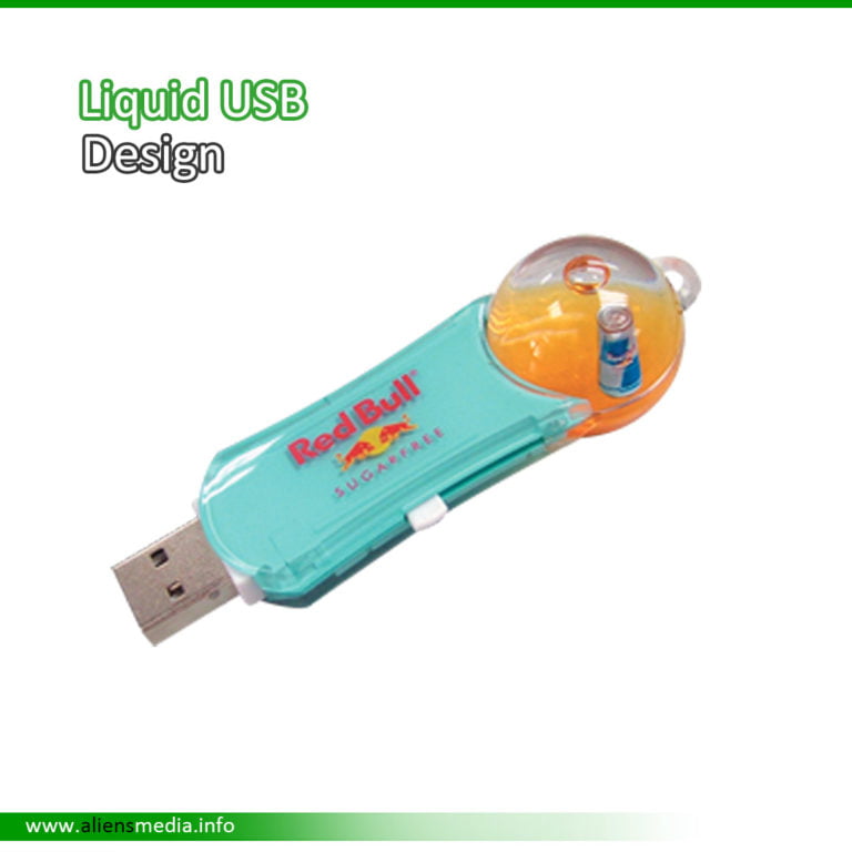 Liquid Aqua USB Design